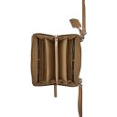 BURKELY Kožená kabelka na mobil / RFID peněženka Soft Skylar 1000341.85.21 béžová