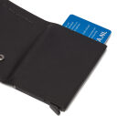 The Chesterfield Brand Malá kožená peněženka - pouzdro na karty RFID C08.045600 Frankfurt černá