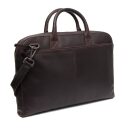 The Chesterfield Brand Kožená taška na notebook 14" Tilbury C40.109701 hnědá zadní strana