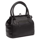 The Chesterfield Brand Dámská kožená crossbody kabelka s rámečkem Chili C48.126900 černá - zadní strana