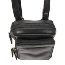 The Chesterfield Brand Kožená crossbody kabelka na mobil Valdes C48.132500 černá