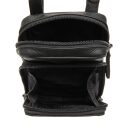 The Chesterfield Brand Kožená crossbody kabelka na mobil Valdes C48.132500 černá