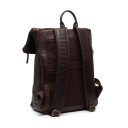 The Chesterfield Brand Rolovací business batoh Savona C58.032201 hnědý zadní strana