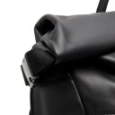 The Chesterfield Brand Rolovací kožený batoh na notebook Mazara C58.032300 černý klopa