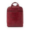 Castelijn & Beerens Dámský kožený batoh na notebook Hanne 459577 červený