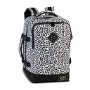 BestWay Cestovní batoh 40x25x20 cm Cabin Pro Smal 40290-0120 bílo-černý vzor