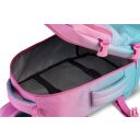 BestWay Cestovní batoh 40x25x20 cm Cabin Pro Smal 40290-2522 modro-růžový otevřený