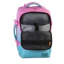 BestWay Cestovní batoh 40x25x20 cm Cabin Pro Smal 40290-2522 modro-růžový kapsa na notebook