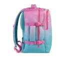 BestWay Cestovní batoh 40x25x20 cm Cabin Pro Smal 40290-2522 modro-růžový levá boční strana