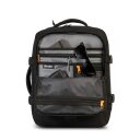 BestWay Cestovní batoh 40x30x20 cm Cabin Pro 40359-0100 černý otevřený