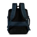BestWay Cestovní batoh 40x30x20 cm Cabin Pro 40359-0600 tmavě modrý zadní strana