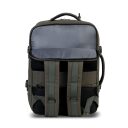 BestWay Cestovní batoh 40x30x20 cm Cabin Pro 40359-2600 olivový zadní přihrádka