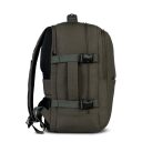 BestWay Cestovní batoh 40x30x20 cm Cabin Pro 40359-2600 olivový levá strana
