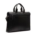 The Chesterfield Brand Kožená taška přes rameno na notebook Levanto C40.109100 černá zadní strana
