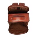 The Chesterfield Brand Pánský kožený batoh na notebook 15" Maggiore C58.034131 koňakový přihrádky