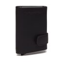 The Chesterfield Brand Malá kožená peněženka - pouzdro na karty RFID C08.045600 Frankfurt černá