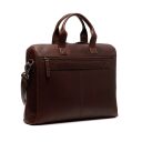The Chesterfield Brand Kožená taška přes rameno na notebook Levanto C40.109101 hnědá zadní strana