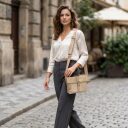 Daniel Ray crossbody kabelka Ganspan DRS16.1685.19 béžová přes rameno