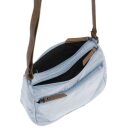 Daniel Ray Crossbody kabelka  Hotazel DR25.1689.11 světle modrá otevřená