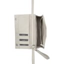 BURKELY Crossbody kabelka na mobil Cool Colbie 1000859.29.12 světle šedá otevřená