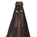 Dámská kožená hobo kabelka přes rameno - crossbody The Chesterfield Brand Arlette C48.129201 hnědá - hlavní přihrádky na zip
