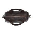 Dámská kožená kabelka do ruky i přes rameno The Chesterfield Brand Dover hnědá C48.131001 - hlavní přihrádka na zip