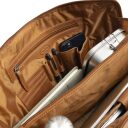 The Chesterfield Brand Dámská kožená kabelka Isara C40.111031 koňaková vnitřní přihrádky