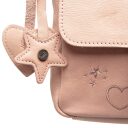 Dámská kožená kabelka přes rameno Primrose  C48.181309.31 světle růžová přívěsky