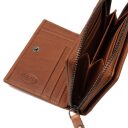 The Chesterfield Brand Dámská kožená peněženka RFID Dalma koňaková C08.050131 - sloty na karty a přihrádka na mince