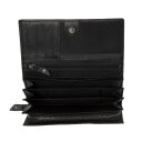 The Chesterfield Brand dámská kožená peněženka RFID Arvento C08.054700 černá otevřená