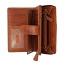 The Chesterfield Brand Dámská kožená peněženka RFID Charlotte koňaková C08.050431 - vnitřní členění