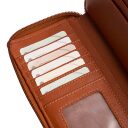 The Chesterfield Brand Dámská kožená peněženka RFID Mirelle koňaková na karty