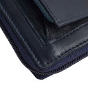 The Chesterfield Brand Dámská kožená peněženka RFID Mirelle tmavě modrá detail