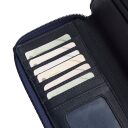 The Chesterfield Brand Dámská kožená peněženka RFID Mirelle tmavě modrá na karty