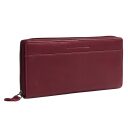 The Chesterfield Brand Dámská kožená peněženka RFID Mirelle vínově červená přední strana