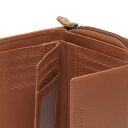 Dámská kožená peněženka RFID Orveta C08.062531 koňaková detail