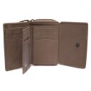 Dámská kožená peněženka RFID Zelan C08.062439 béžová otevřená