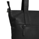 DANIEL RAY dámská kožená shopper kabelka Ulverstone DRL18.1593.00 černá zadní přihrádka