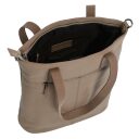 DANIEL RAY dámská kožená shopper kabelka Ulverstone DRL18.1593.39 světle hnědá otevřená