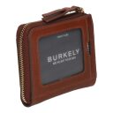 BURKELY dámská malá kožená peněženka RFID Fine Florence 1001712.34.23 koňaková zadní strana