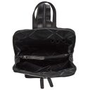 Dámský kožený batůžek Chesterfield Brand Vivian C58.023600 černý - vnitřní členění