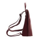 The Chesterfield Brand dámský kožený batoh do města Elara C58.034818 vínově červený boční náhled