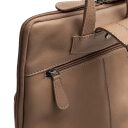 The Chesterfield Brand dámský kožený batoh do města Elara  C58.034839 béžový zadní přihrádka