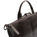 The Chesterfield Brand Dámský kožený batoh do města Manchester C58.014101 hnědý zip
