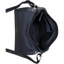 BURKELY Kožený kabelko-batoh Just Jolie 1000318.84.31 modrý - otevřená hlavní přihrádka A4 na zip