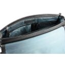 Bugatti Kožená aktovka 13" Romano 49399001 černá - přední strana otevřená