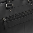 The Chesterfield Brand Kožená taška na notebook Montara C40.110600 černá zadní přihrádka