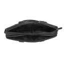 The Chesterfield Brand Kožená taška na notebook Montara C40.110600 černá otevřená