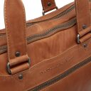 The Chesterfield Brand Kožená taška na notebook Montara C40.110631 koňaková logo