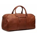 The Chesterfield Brand Kožená cestovní taška Melbourne C20.004131 koňaková zadní strana